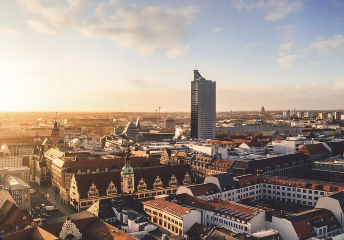 Stadtansicht von Leipzig